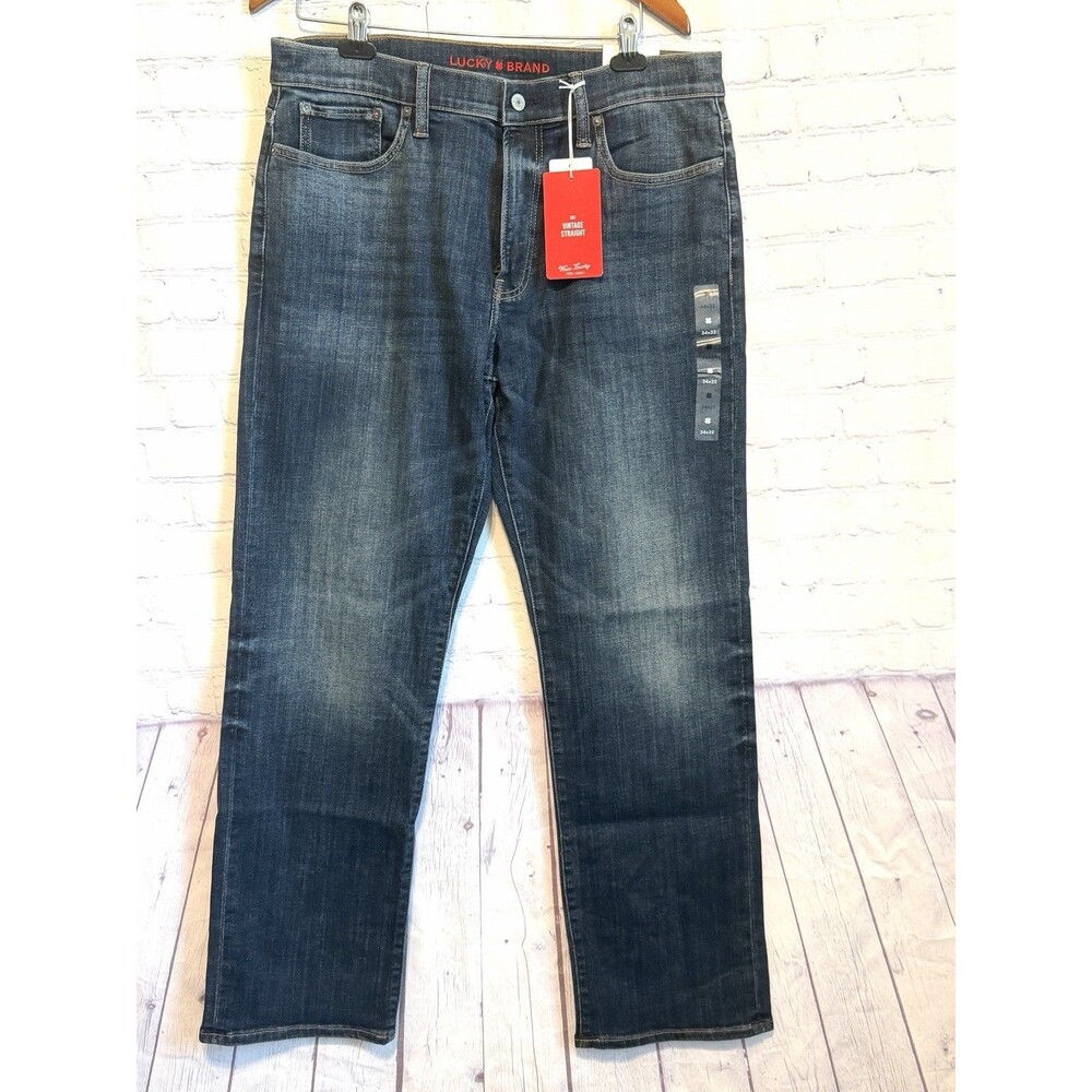 NWT Lucky Brand 363 Vintage Straight Jeans Mens 34x32 - Picture 6 of 7